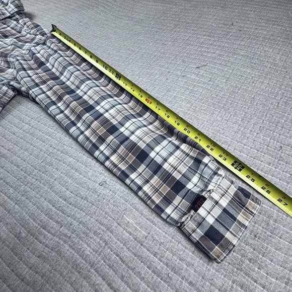 Cinch WRX Flame Resistant Button Shirt Men XXL Plaid Long Sleeve HRC-2 Workwear - Picture 4 of 8